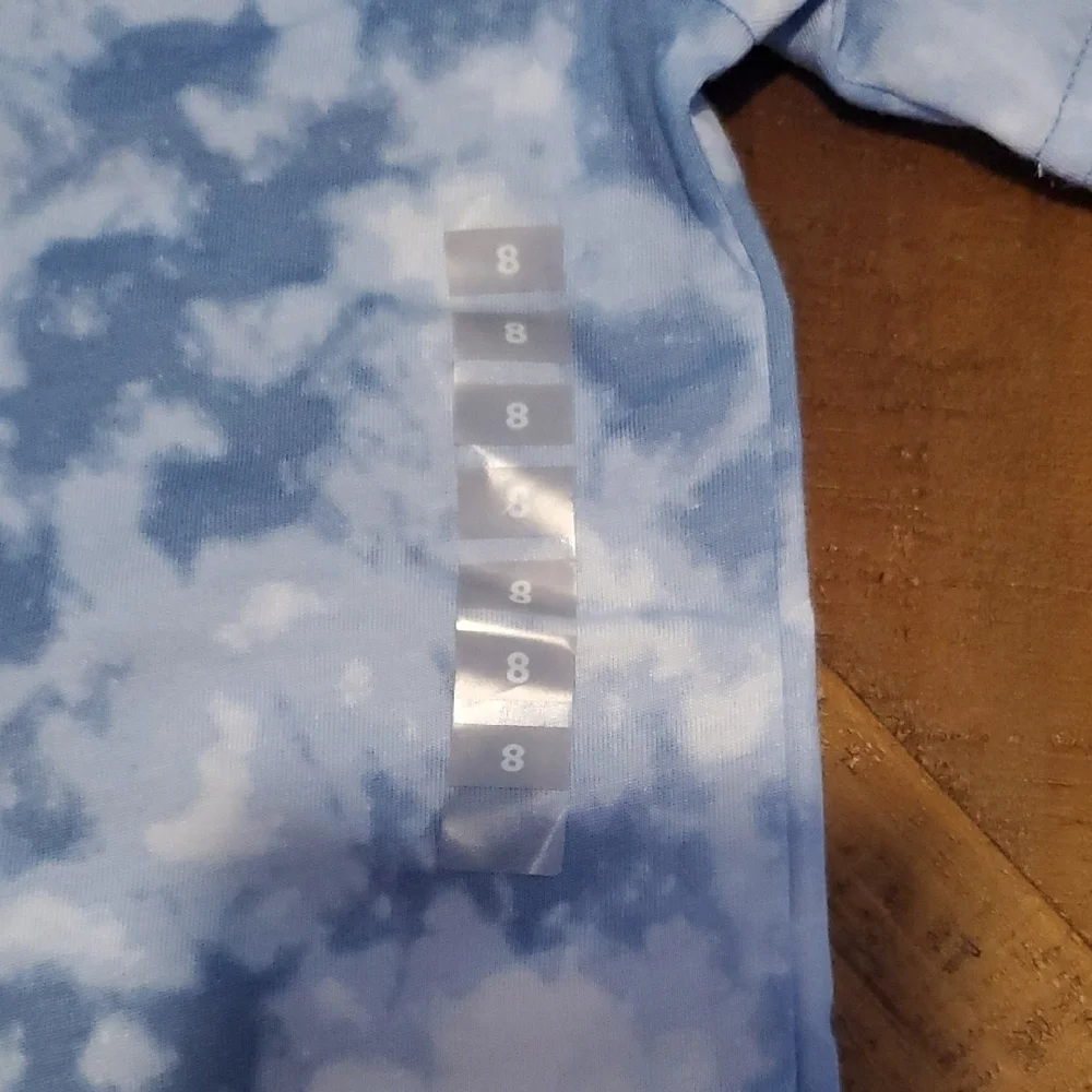 OshKosh B'gosh Cloudy Blue and White Tee